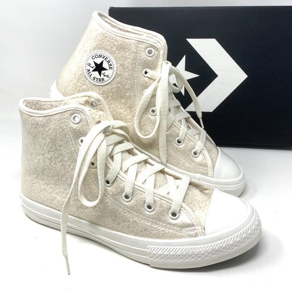Converse Shoes - Converse Chuck Taylor Shoes Women’s AS High Top Egret Canvas Sneakers 669307C
